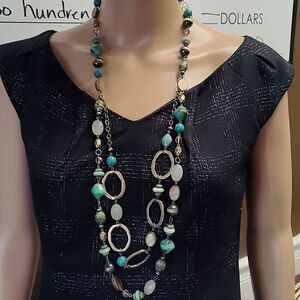 Premier Designs Long Beaded Necklace